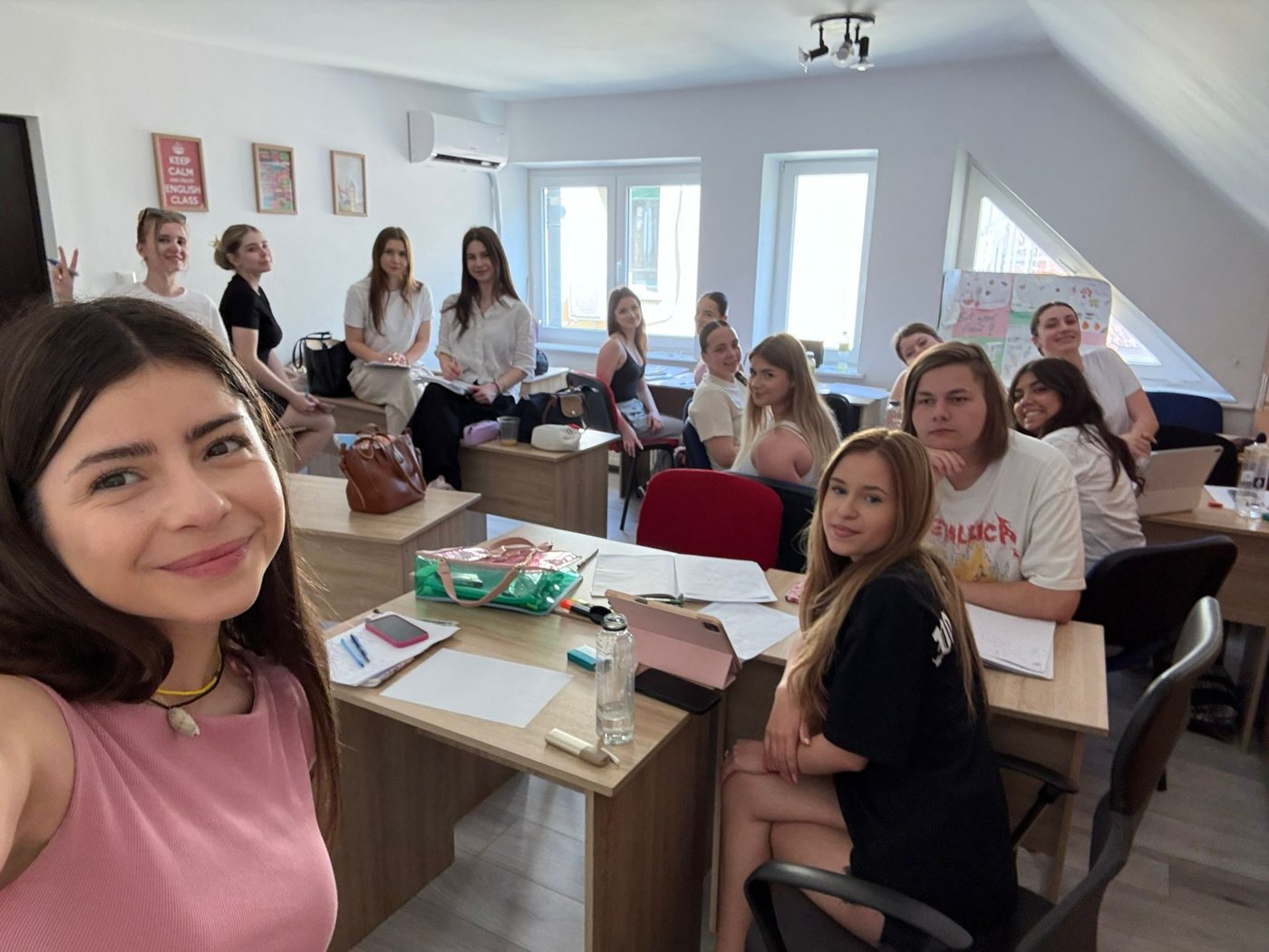 Teona cu grupa de BAC