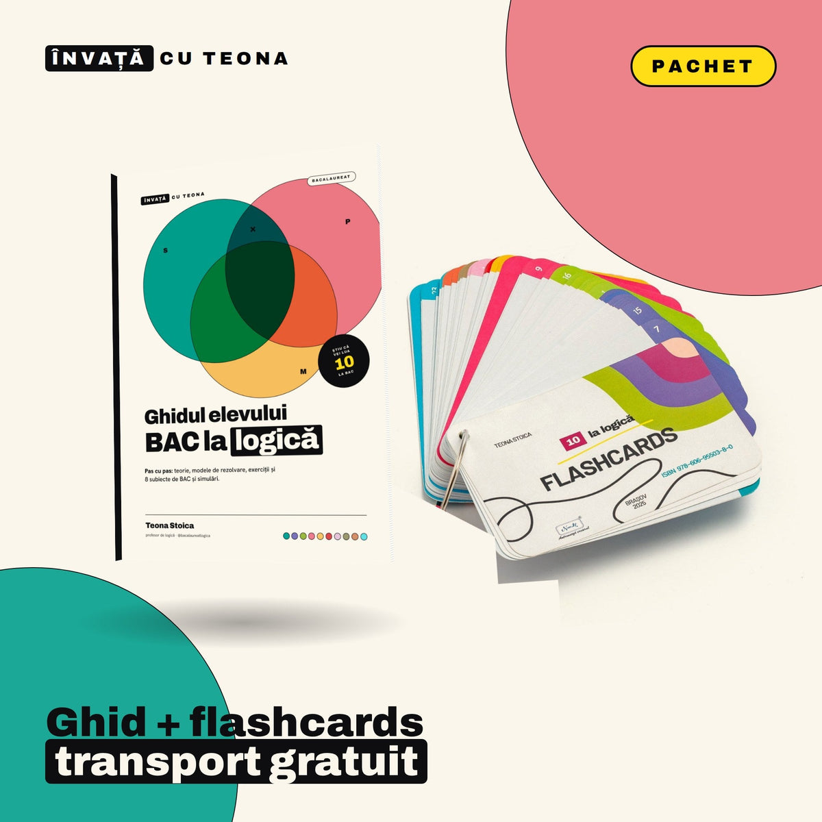 Ghid + flashcards, transport gratuit